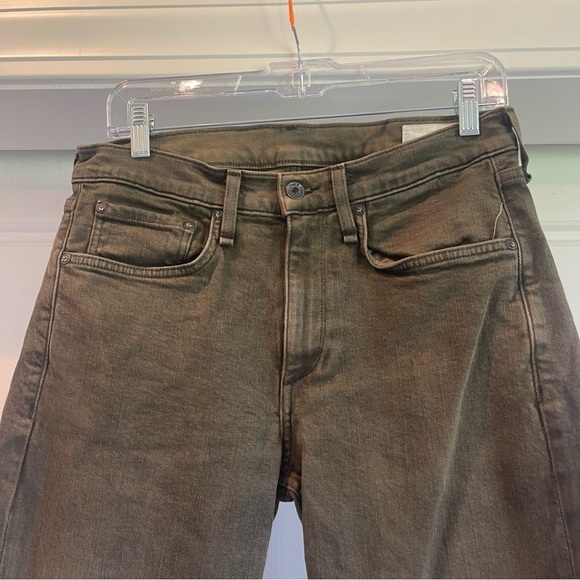 Rag and Bone Fit 2 Slim Fit Men’s Jeans Dark Moss Size 30x32 - Picture 6 of 16